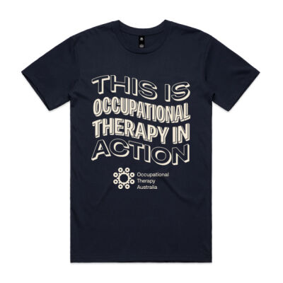 OT in Action Shirt (Navy) Thumbnail