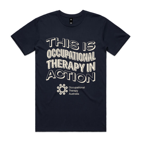 OT in Action Shirt (Navy) Thumbnail