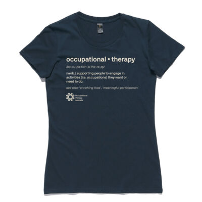Definitions Women's Shirt (Navy) Thumbnail