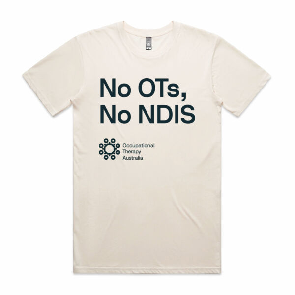 No OTs, No NDIS Shirt (Ash) Thumbnail