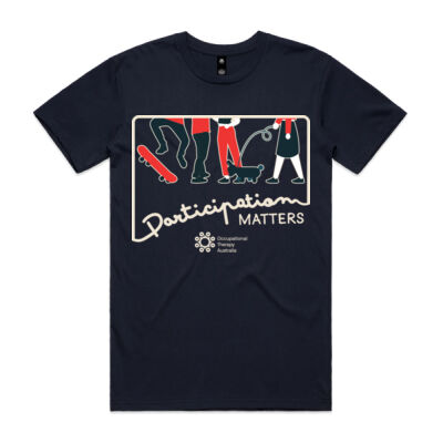 Participation Matters Shirt (Navy) Thumbnail