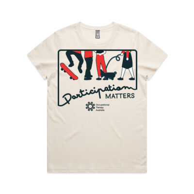 Participation Matters Women's Shirt (Ash) Thumbnail
