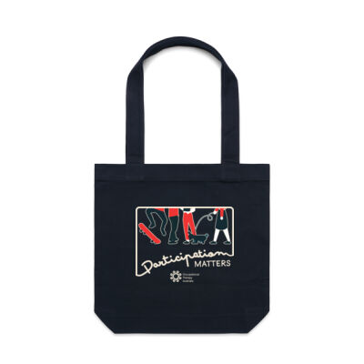 Participation Matters Tote (Navy) Thumbnail