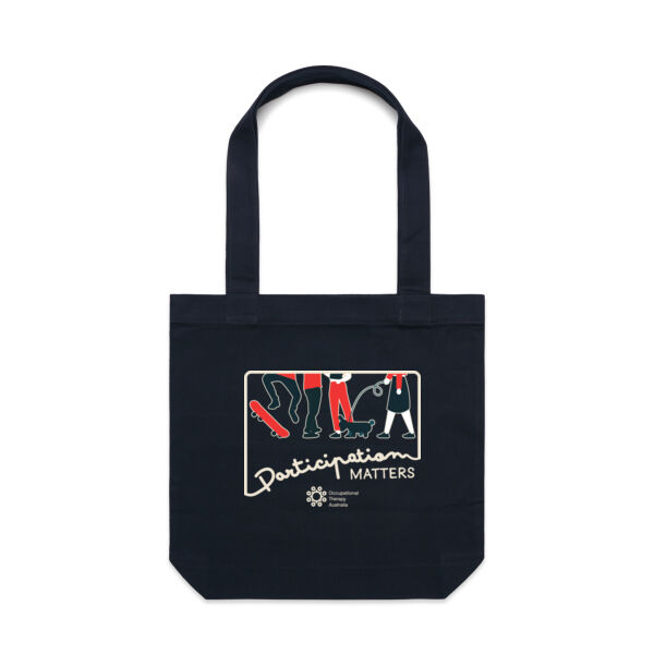 Participation Matters Tote (Navy) Thumbnail