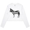 AS Colour - Women's L/S Crop Tee Thumbnail