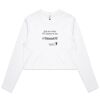 AS Colour - Women's L/S Crop Tee Thumbnail